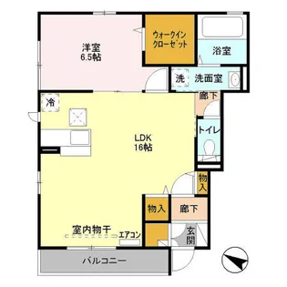 ステラ B【1階】の間取り