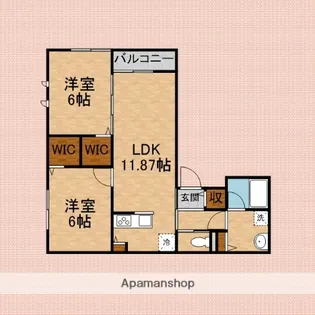 LUCE【2階】の間取り