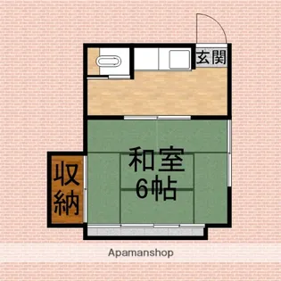 内野荘【2階】の間取り