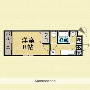 クレールみずほ【1階】の間取り