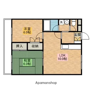 アルビオンシティ朝霞【3階】の間取り