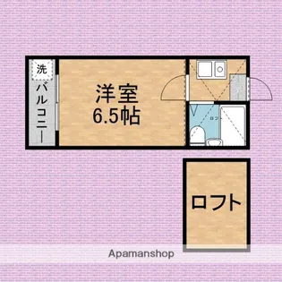 メゾン上福岡【206号室】の間取り