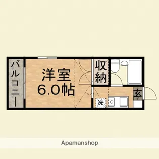 コーポ亀久保【2階】の間取り