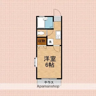 コージーコート【101号室】の間取り