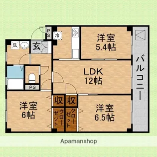 さくらパレス【2階】の間取り