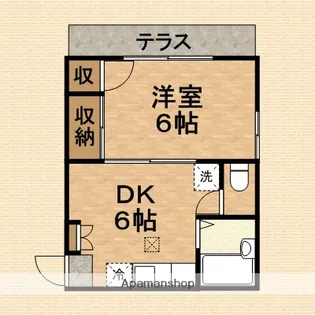 トラッドマコト志木ハイツ【105号室】の間取り