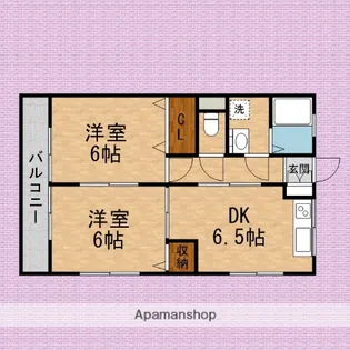 ファブール志木1【1階】の間取り