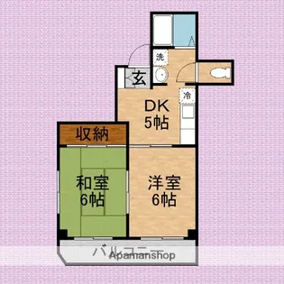 第7サンビレッジ泉水【2階】の間取り