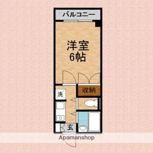 HOUSE 1651【205号室】の間取り