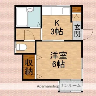 ホワイトハウスA【1階】の間取り