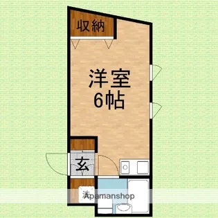 リブレパーシモン【1階】の間取り