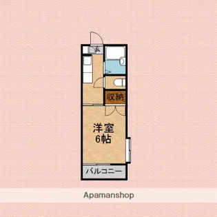 サンハイツ【2階】の間取り
