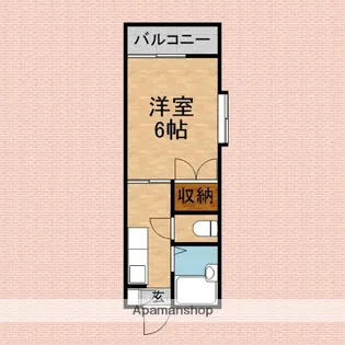 サンハイツ【2階】の間取り