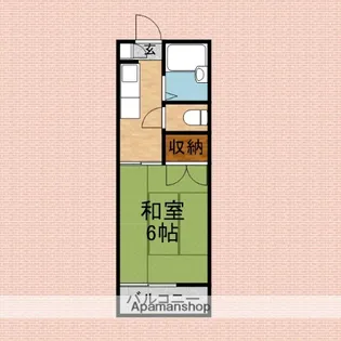 サンハイツ【2階】の間取り