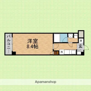 ソレイユ鶴瀬【4階】の間取り