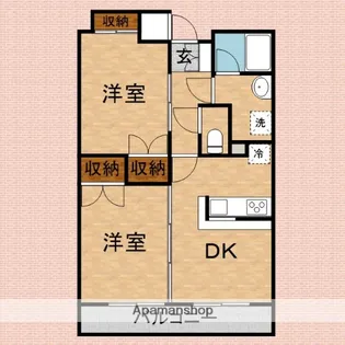 コンソラーレ【3階】の間取り