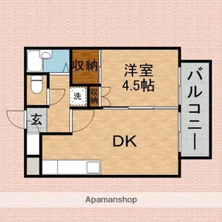 サンワード・イソダ【302号室】の間取り