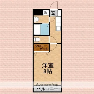 クレアトゥール【2階】の間取り