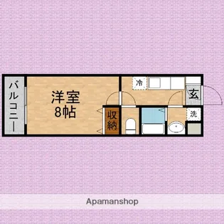 カンパーナ【211号室】の間取り