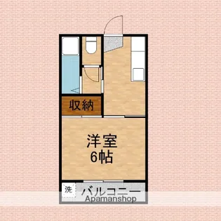 サンハイツ【2階】の間取り