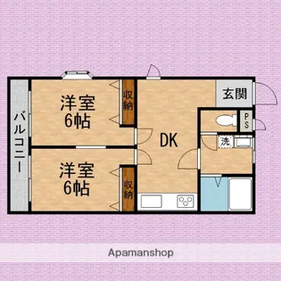 メゾン豊田【1階】の間取り
