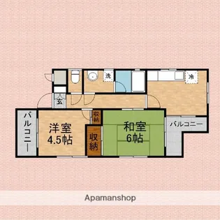 アトム マンション【3f号室】の間取り