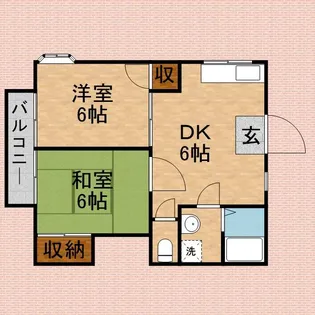 永島ハイツ【101号室】の間取り