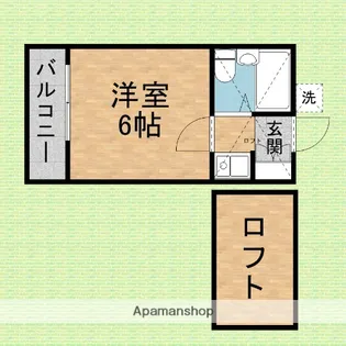 タウンコートふじみ野【102号室】の間取り