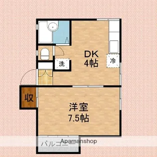 サンハイツ【201号室】の間取り