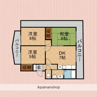 ガーデンハイツシグマ1【1階】の間取り
