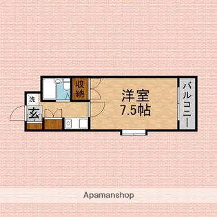 パークサイド・TWENTY【101号室】の間取り