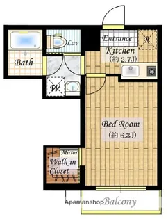 東和プラザA館【7階】の間取り