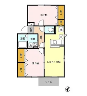 アネシス【1階】の間取り