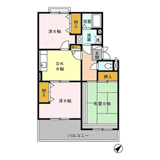 ヴァンベール【1階】の間取り