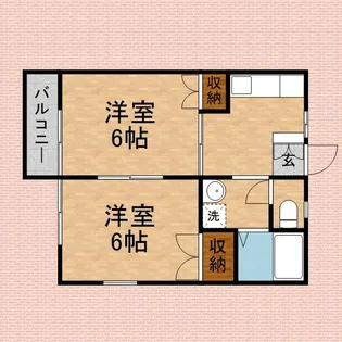 パルハイム志木【101号室】の間取り