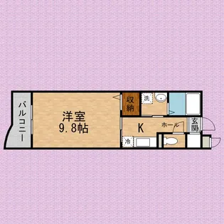 パスコーレ【3階】の間取り