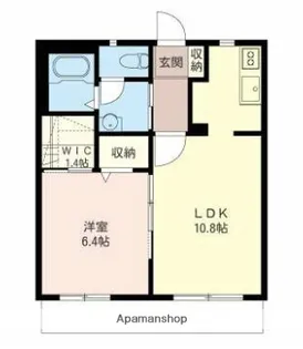 エクセラン【1階】の間取り