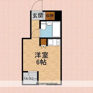 キャッスルマンション上福岡【2階】の間取り