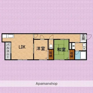 S−IMAGEビルド弐番館【3階】の間取り