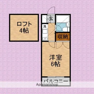 リエス川越岸町【2階】の間取り