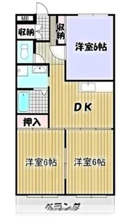 ロイヤル谷津【1階】の間取り