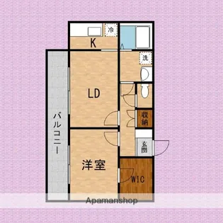 セイコーガーデン5【4階】の間取り