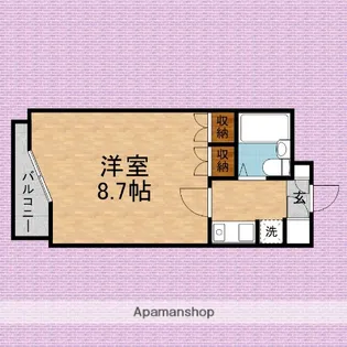 サンライズみずほ台【102号室】の間取り