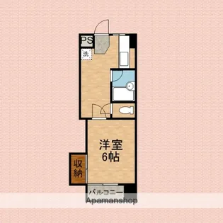 神星ビル【2階】の間取り