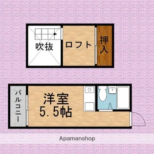 セルシオ宮戸【1階】の間取り