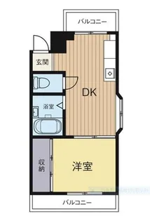 第二蓮本ハウス【301号室】の間取り