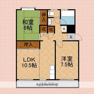 アッティー朝霞台【5階】の間取り