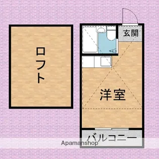 パレス朝志ヶ丘【2階】の間取り