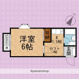 フラットセレクト【2階】の間取り