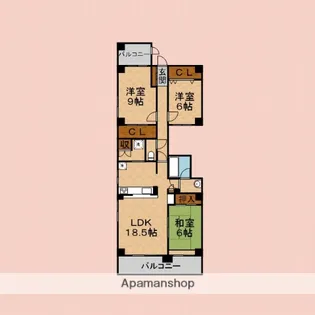 龍生堂志木ビル【5階】の間取り